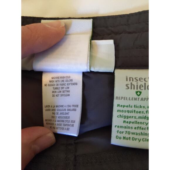 ExOfficio Insect Shield Hiking Pants 16 Bug Repellent Gray Outdoor Travel Women - Picture 6 of 8